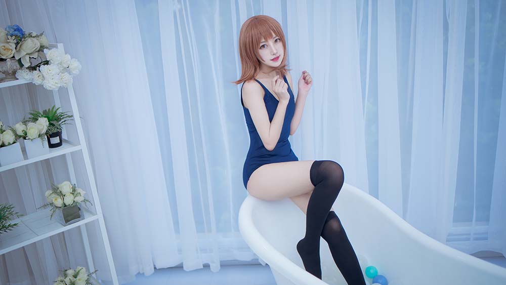 Shika小鹿鹿 – JK&死库水 Cosplay-第2张