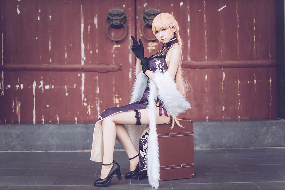 Coser衣衣 – 少女前线 紫雨心 Cosplay-第1张