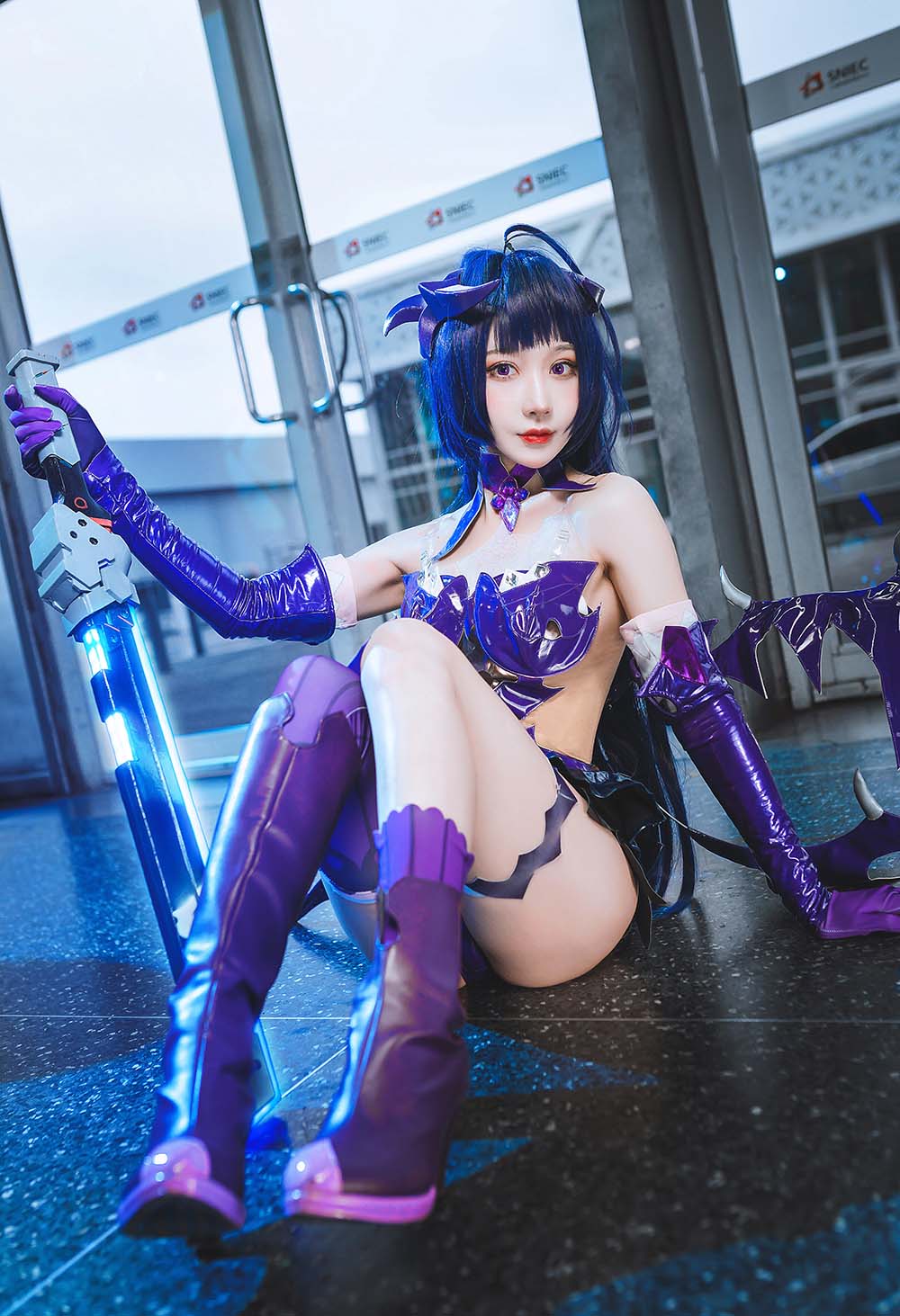阿包也是兔娘 – 魅魔芽衣恶魔 Cosplay-第2张