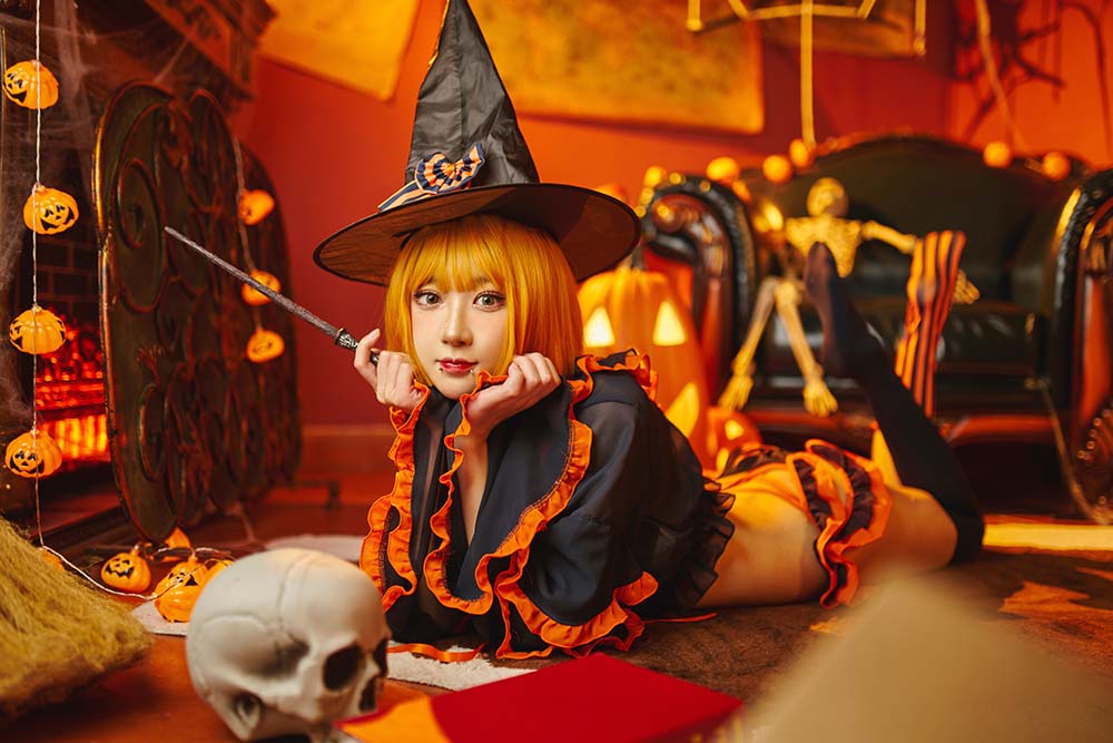 阿包也是兔娘 – 万圣节 Cosplay-第2张