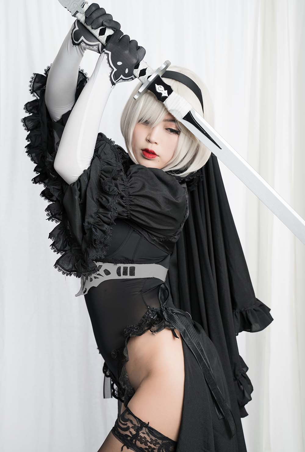 白烨 – 2b全套 Cosplay-第2张