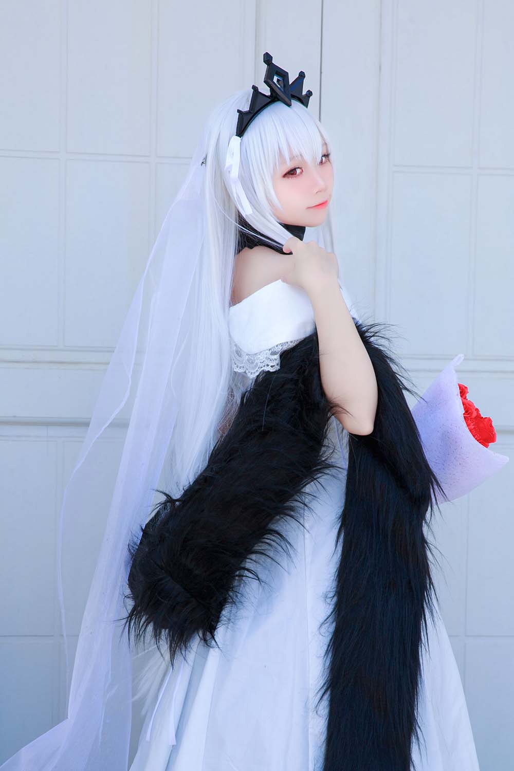G44不会受伤 – 98K婚纱 德皇 Cosplay-第1张