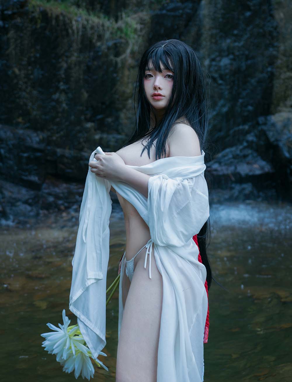 NinJa阿寨寨 – 神明巫女 Cosplay-第1张