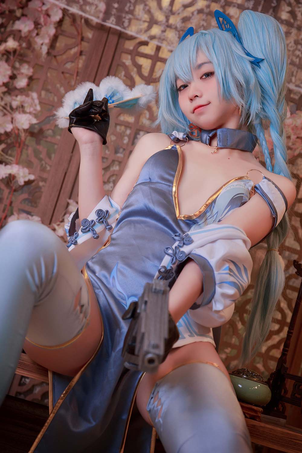 G44不会受伤 – Pa15翠雀媚 Cosplay-第2张