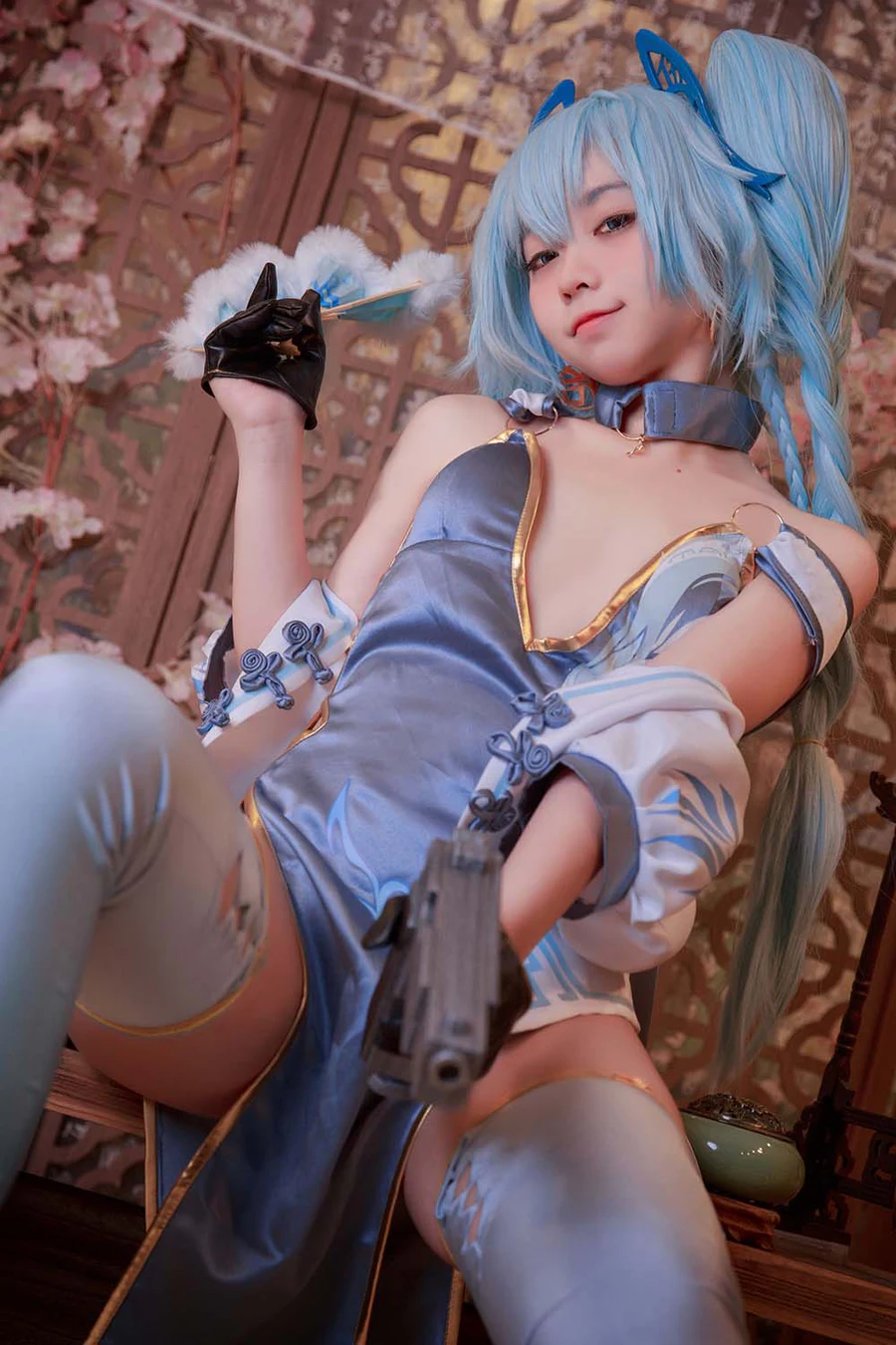 G44不会受伤 – Pa15翠雀媚 Cosplay-第2张