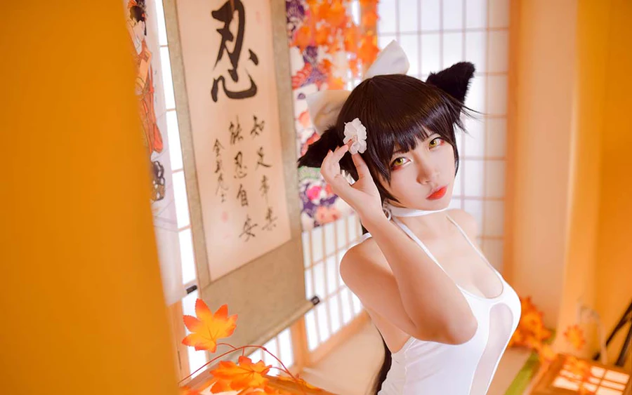 二佐Nisa – 高雄泳装 Cosplay-第2张