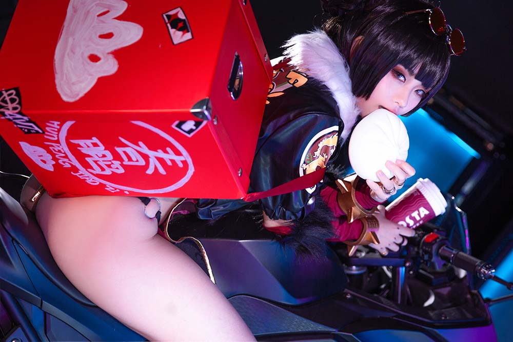 G44不会受伤 – 春鹏饺子外卖小妹 Cosplay-第2张