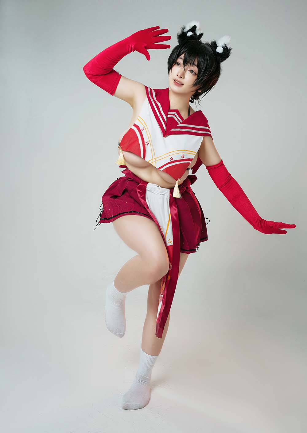 NinJa阿寨寨 – 椿 Cosplay-第1张