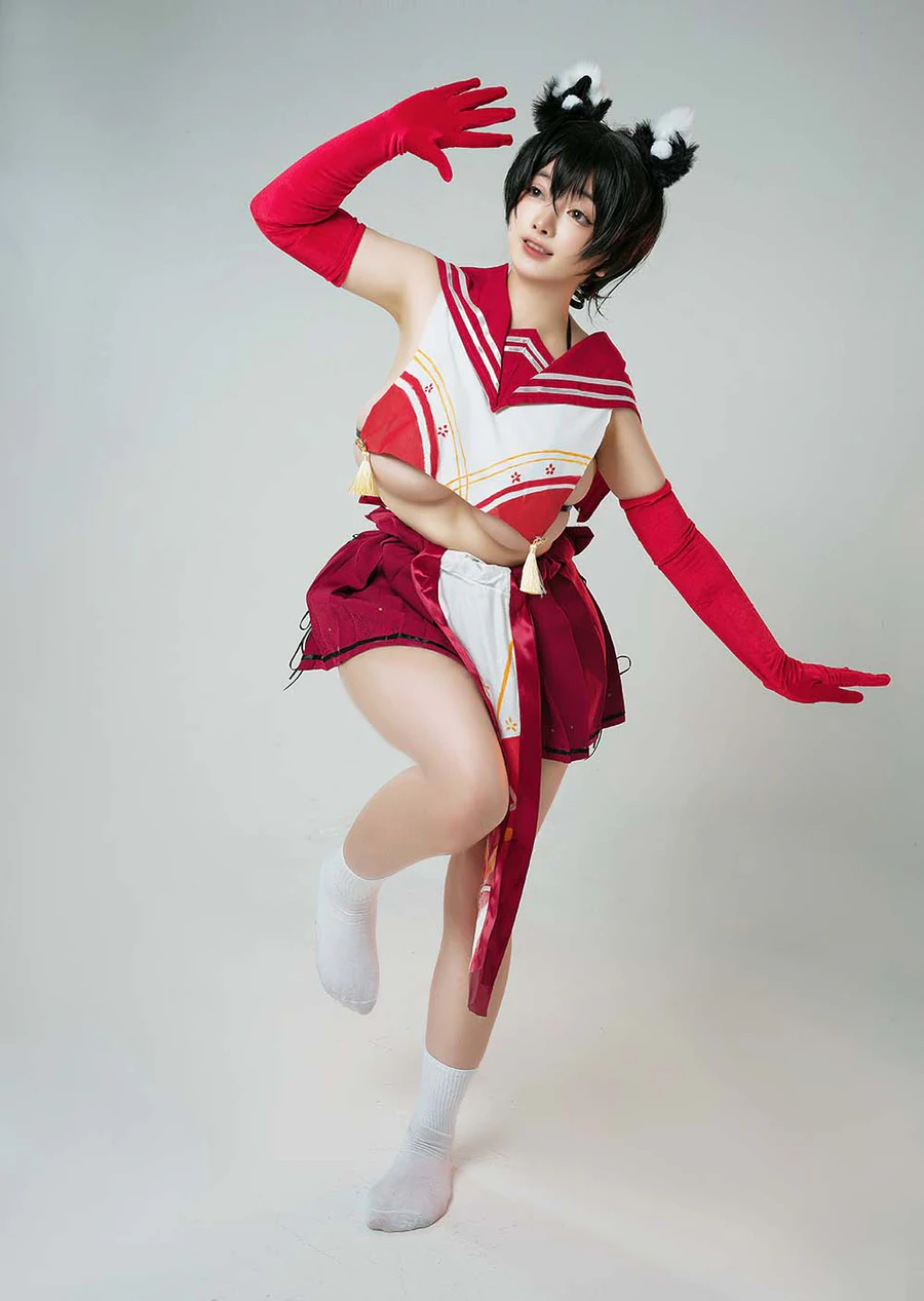 NinJa阿寨寨 – 椿 Cosplay-第1张