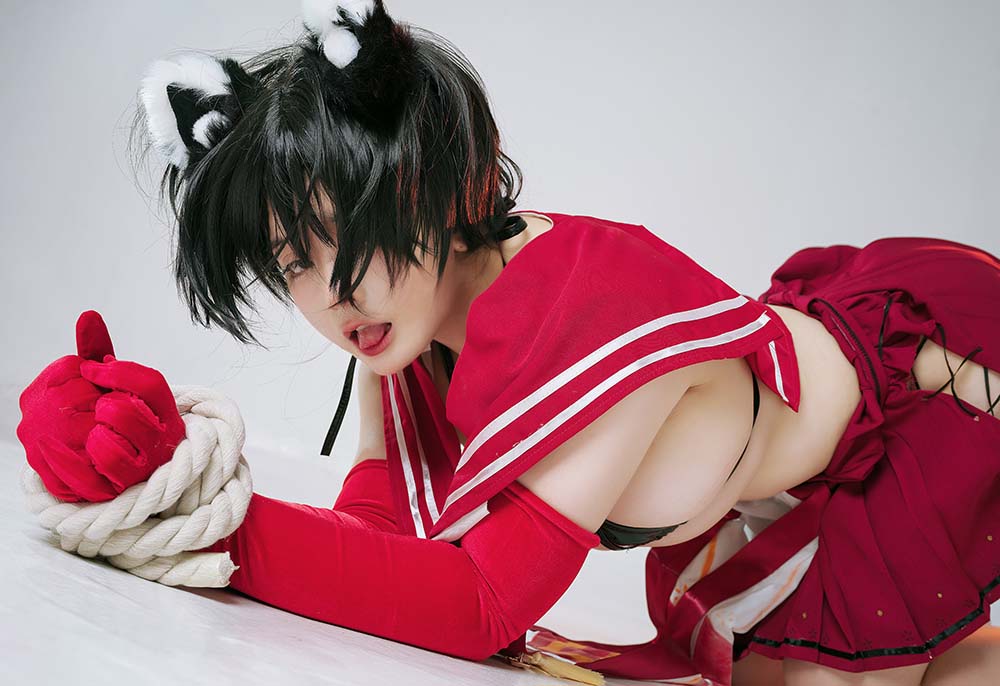 NinJa阿寨寨 – 椿 Cosplay-第2张