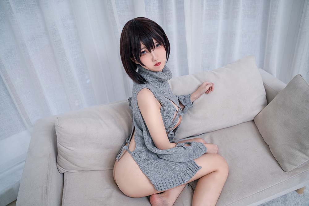阿薰kaOri – 露背毛衣 Cosplay-第2张