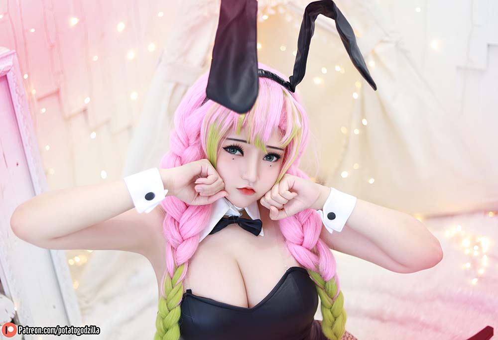 Potato Godzilla – Mitsuri Kanroji Cosplay-第2张