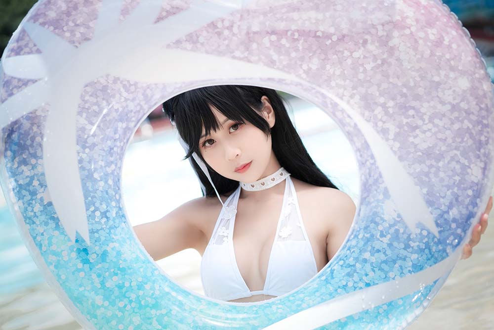 萌芽儿o0 – 爱宕泳装 Cosplay-第1张