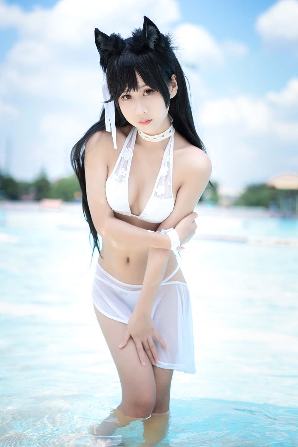 萌芽儿o0 – 爱宕泳装 Cosplay-第2张