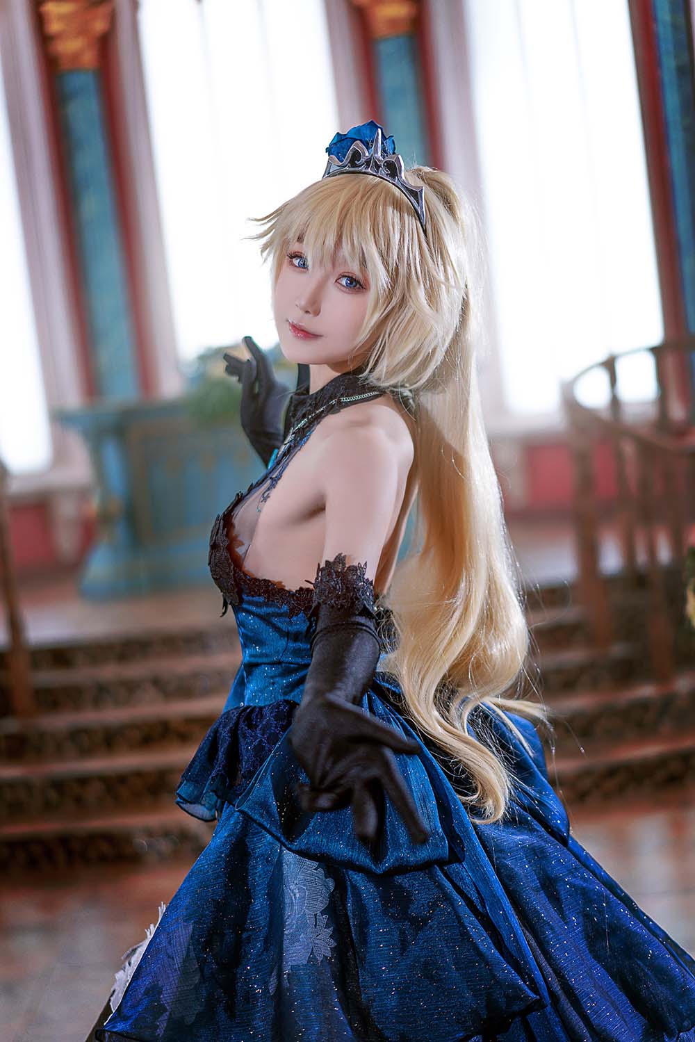 阿包也是兔娘 – 贞德婚纱 Cosplay-第1张