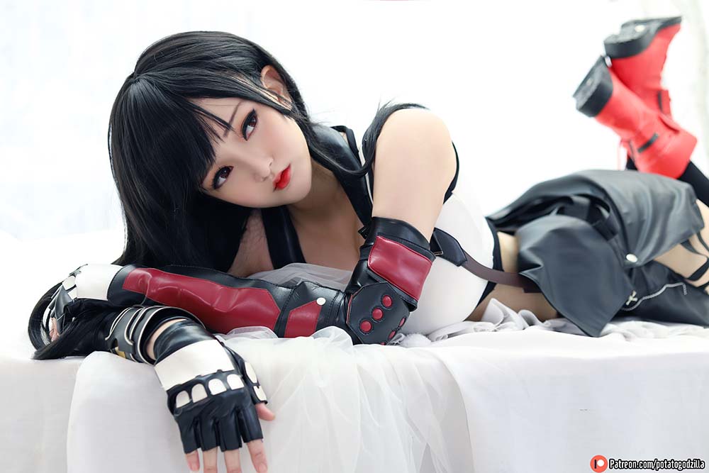 Potato Godzilla – Tifa Cosplay-第2张
