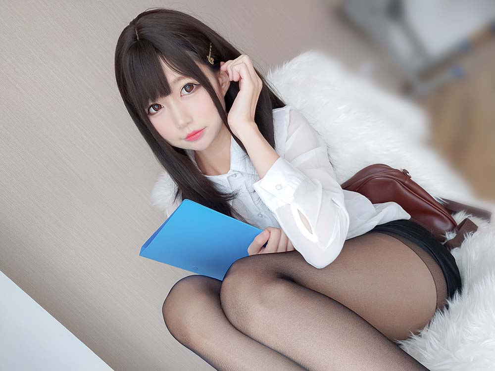 NAGISA魔物喵 – 黑丝OL Cosplay-第1张