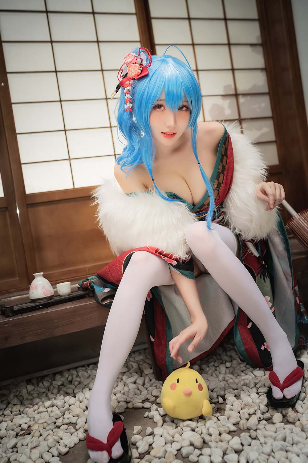 瓜希酱 – 圣路易斯 月下之饮 Cosplay-第1张