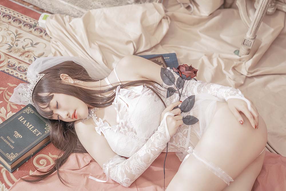 脱尾巴Mizuki – 婚纱 Cosplay-第2张