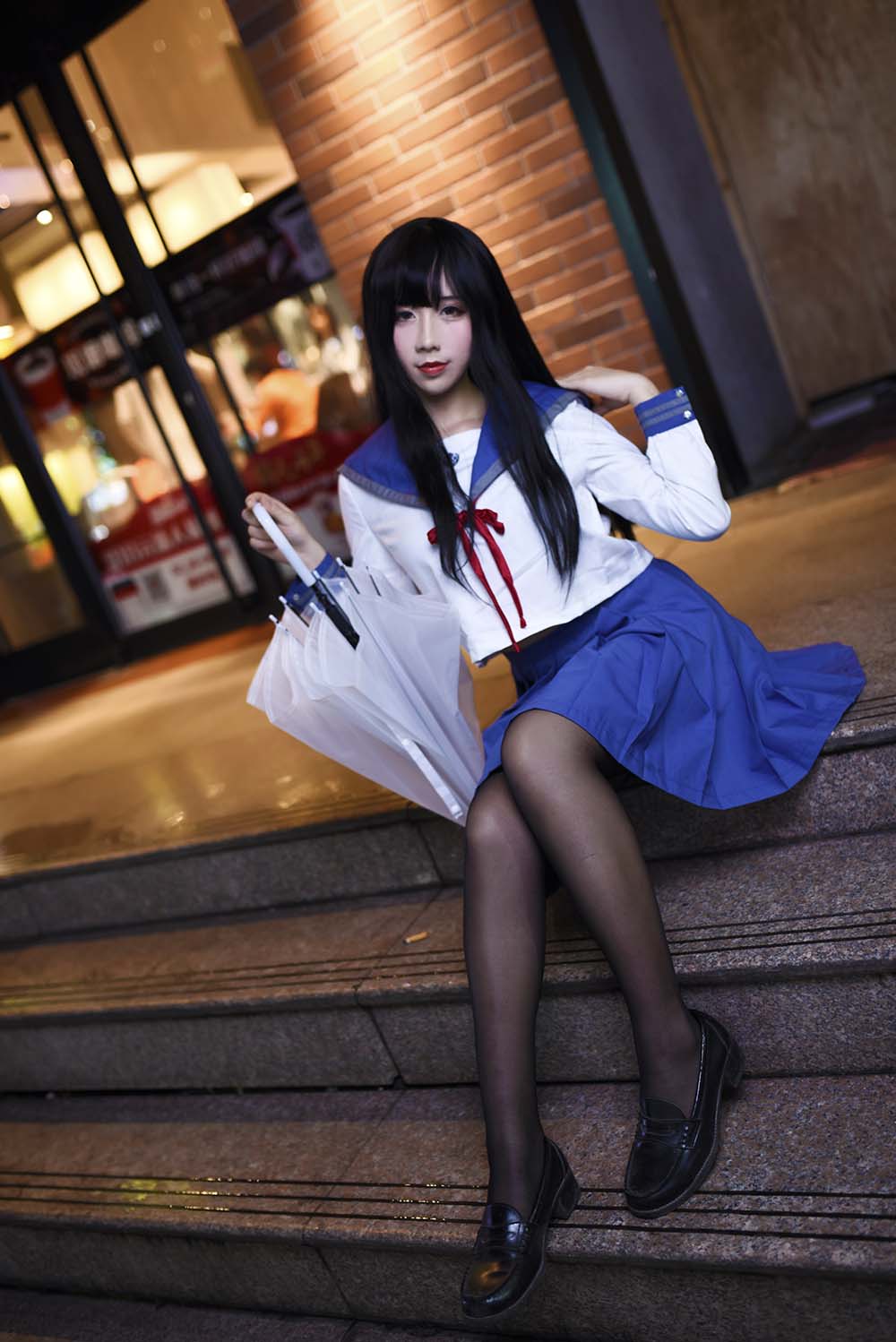 九曲Jean – JK制服 Cosplay-第1张