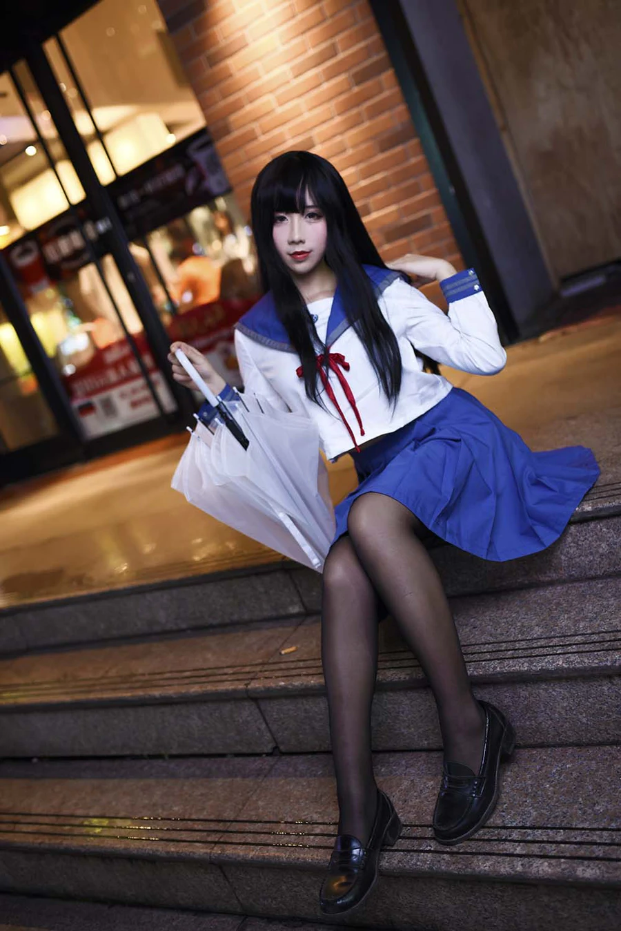 九曲Jean – JK制服 Cosplay-第1张