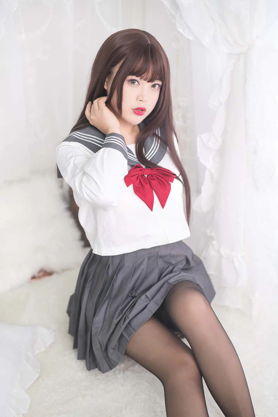 白烨 – 绝对足域 Cosplay-第1张