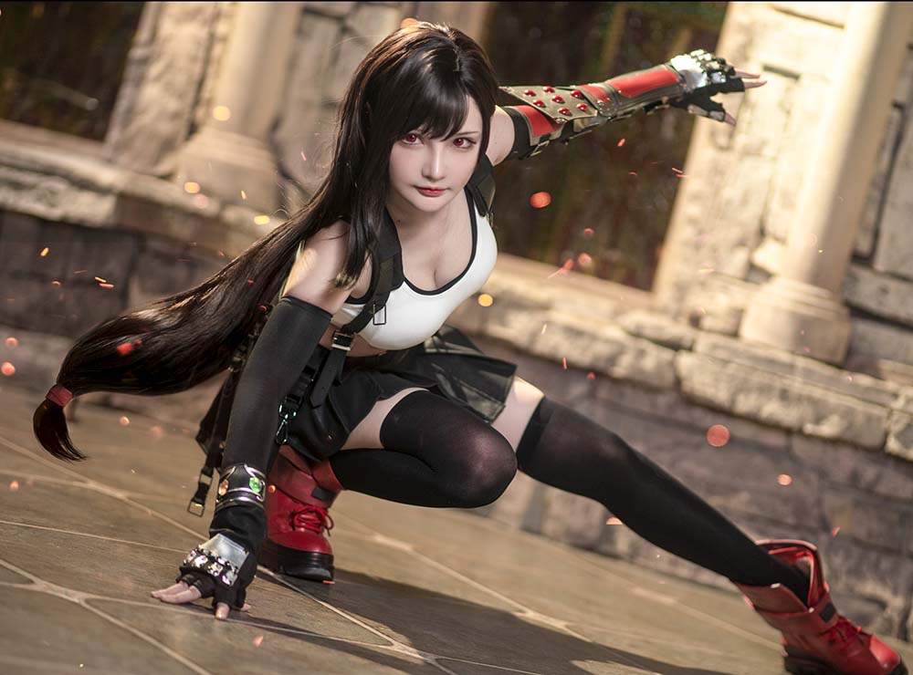 千夜未来 – 蒂法 Cosplay-第2张