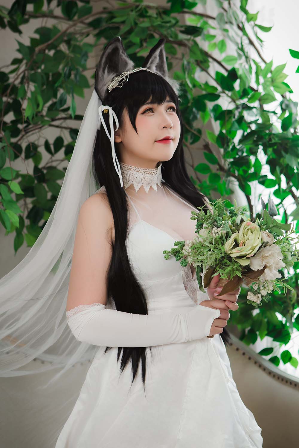 Uy Uy – Atago Wedding Cosplay-第1张