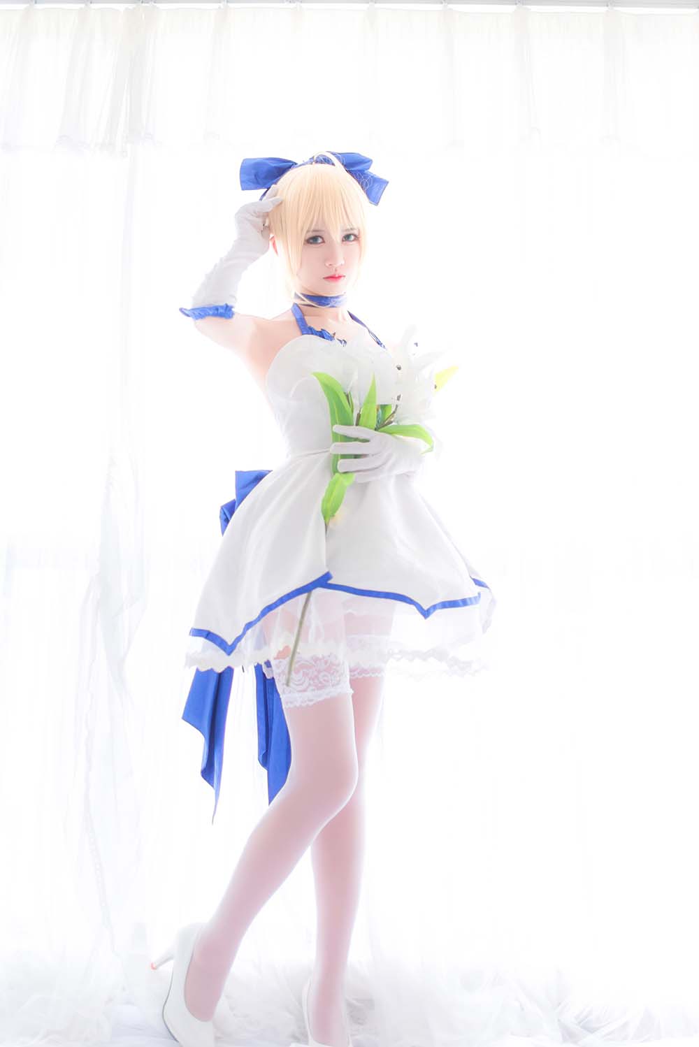 鳗鱼霏儿 – 青春女仆 Cosplay-第1张