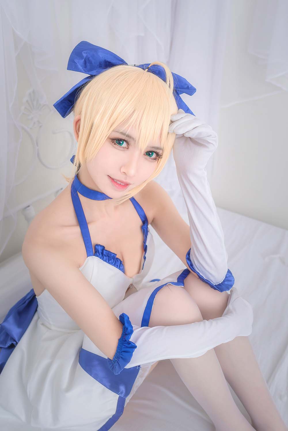鳗鱼霏儿 – 青春女仆 Cosplay-第2张