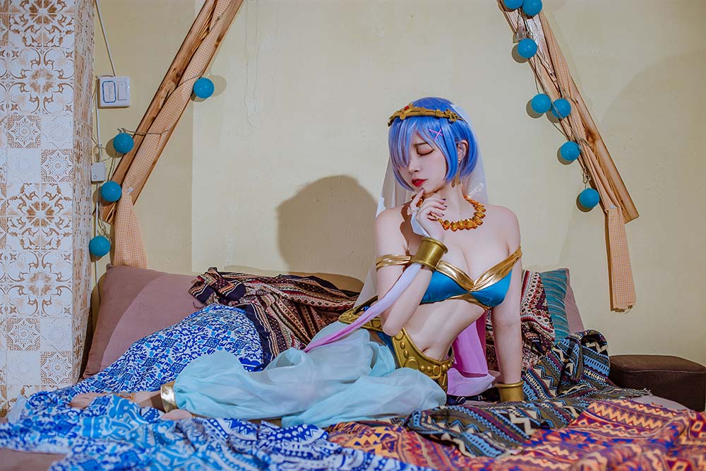 二佐Nisa – 蕾姆舞娘 Cosplay-第2张