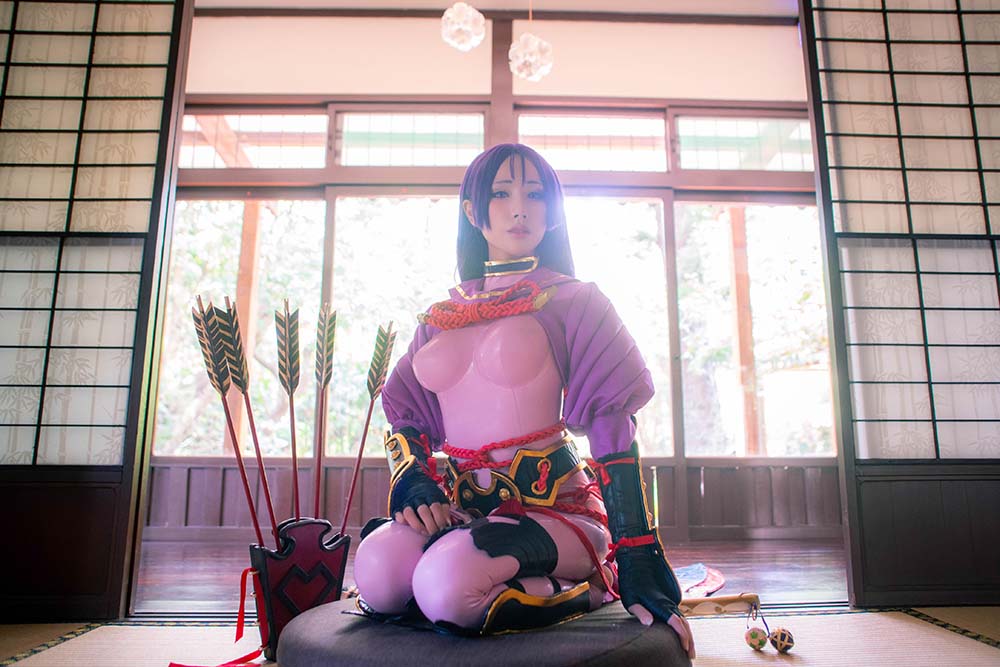 Hane Ame 雨波写真 – 源赖光 Cosplay-第1张