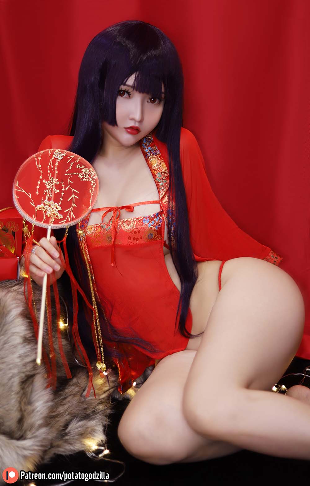 Potato Godzilla – Happy Mid Autumn 2020 Cosplay-第1张