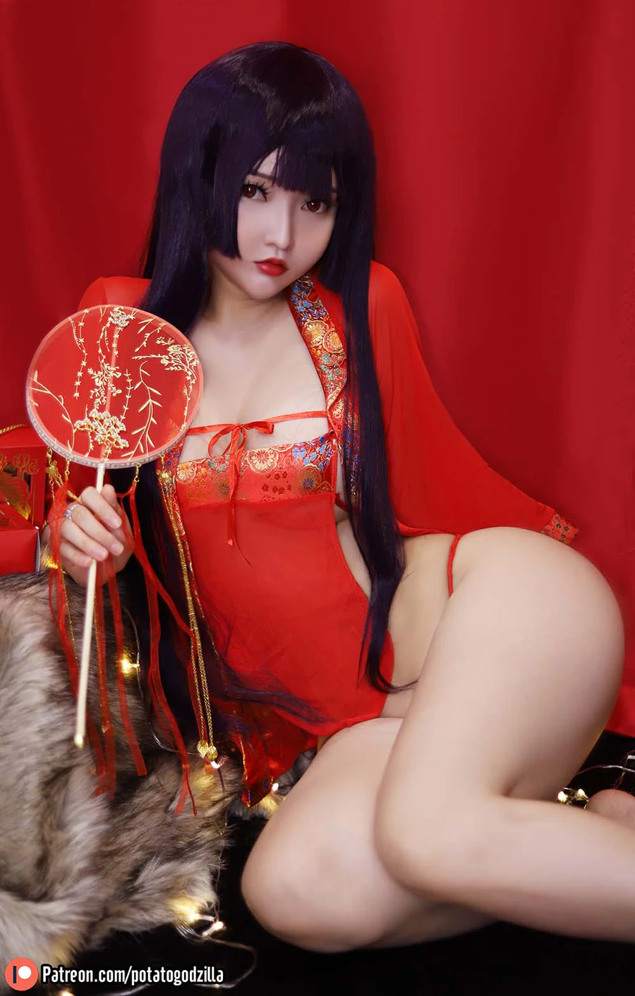 Potato Godzilla – Happy Mid Autumn 2020 Cosplay-第1张