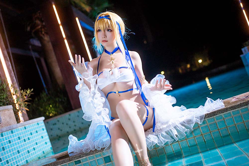 星之迟迟 – 鸣夏 贞德 Cosplay-第2张