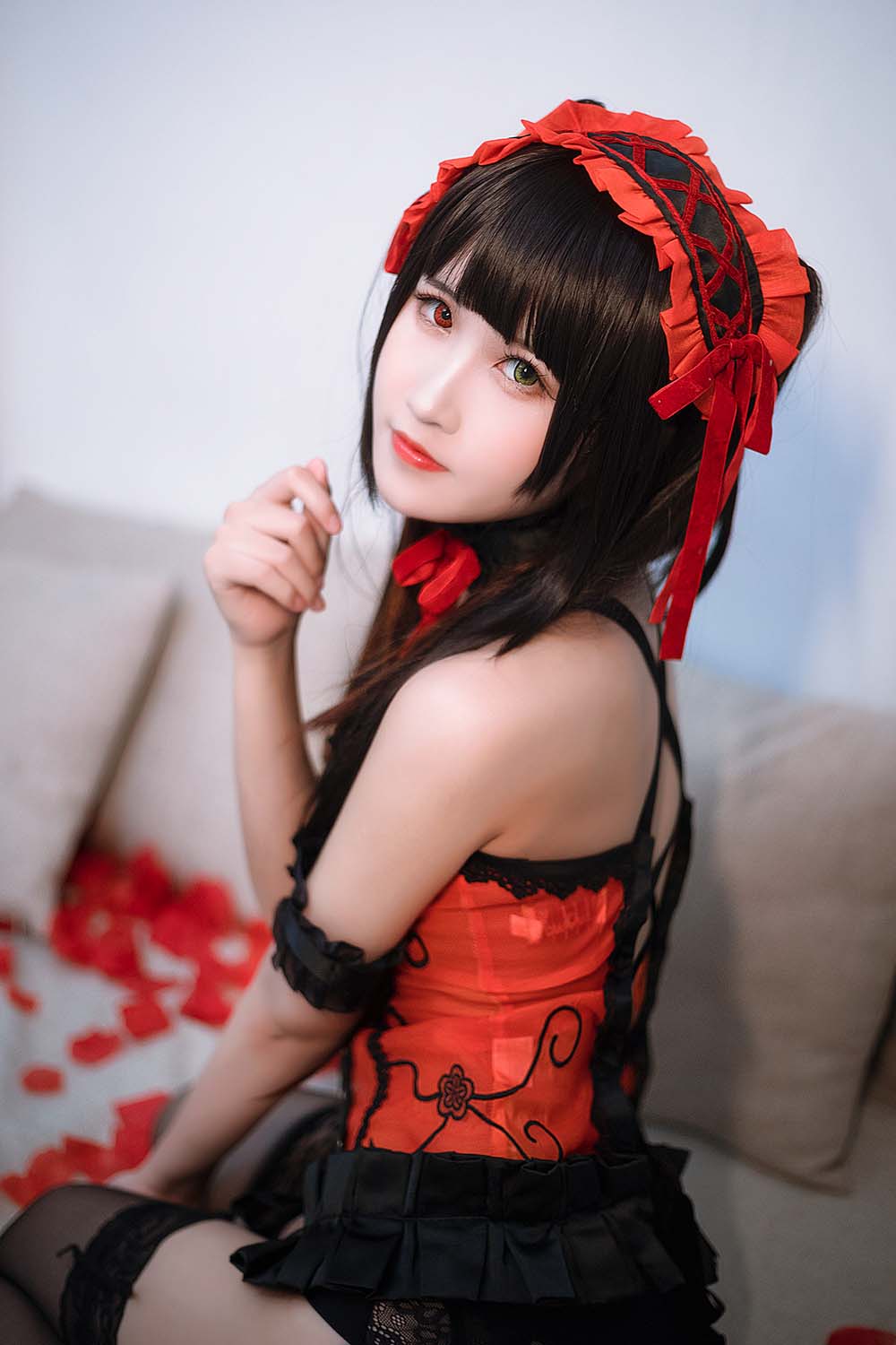 三度_69 – 狂三 Cosplay-第2张