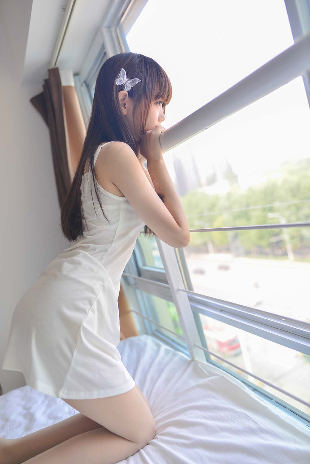 雪琪 – 肉丝吊带裙 Cosplay-第2张