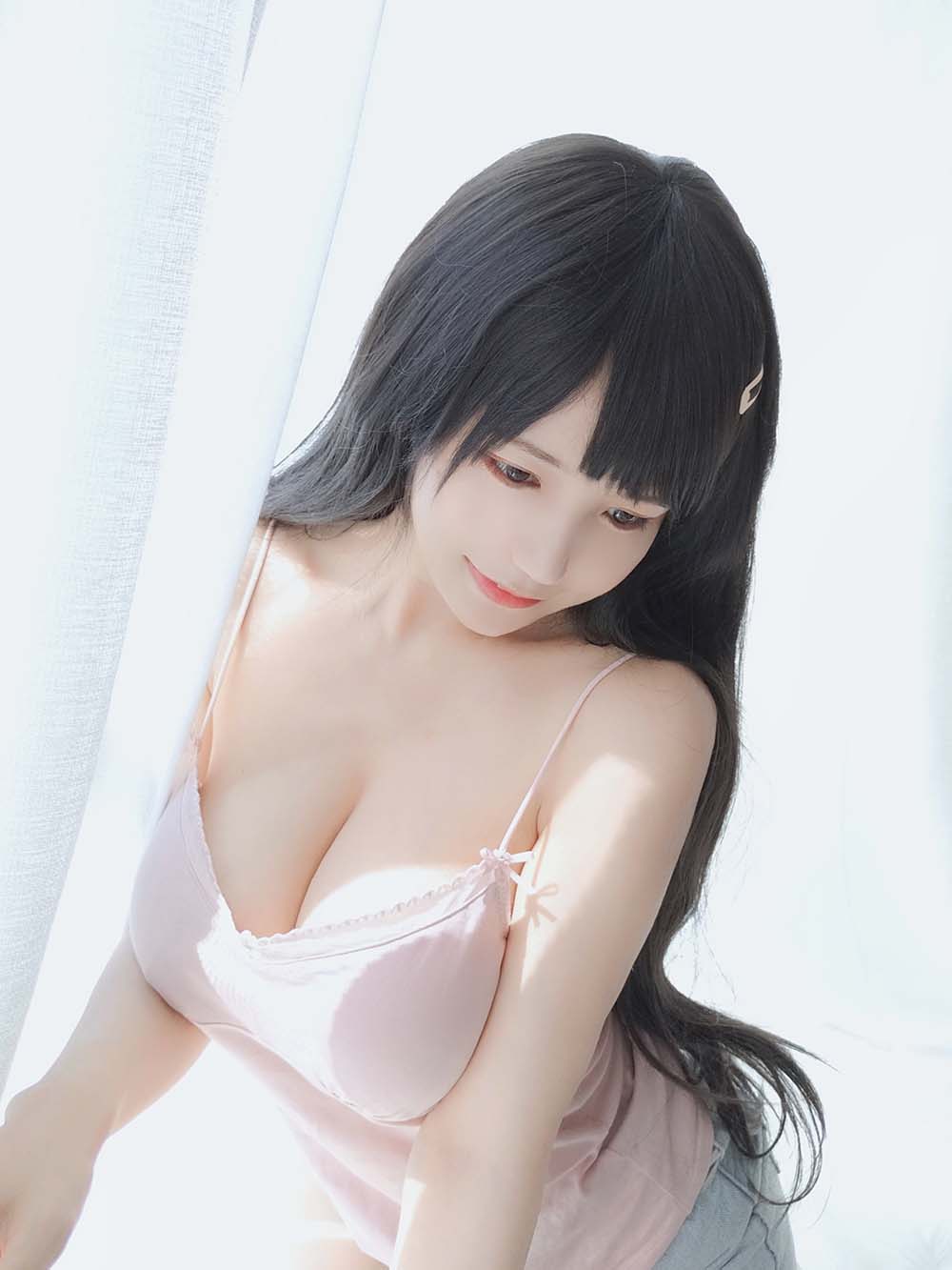 小仓千代w – 粉色吊带 Cosplay-第1张