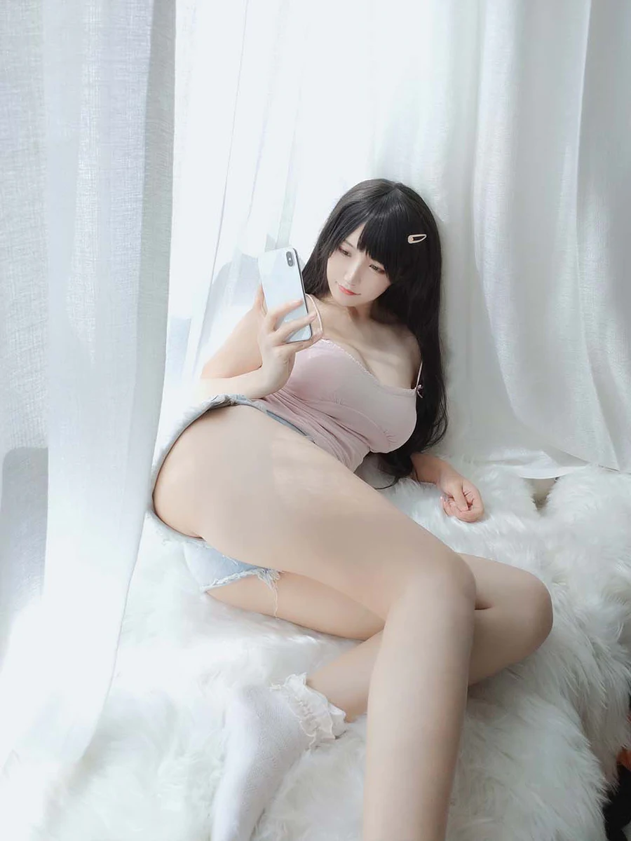 小仓千代w – 粉色吊带 Cosplay-第2张