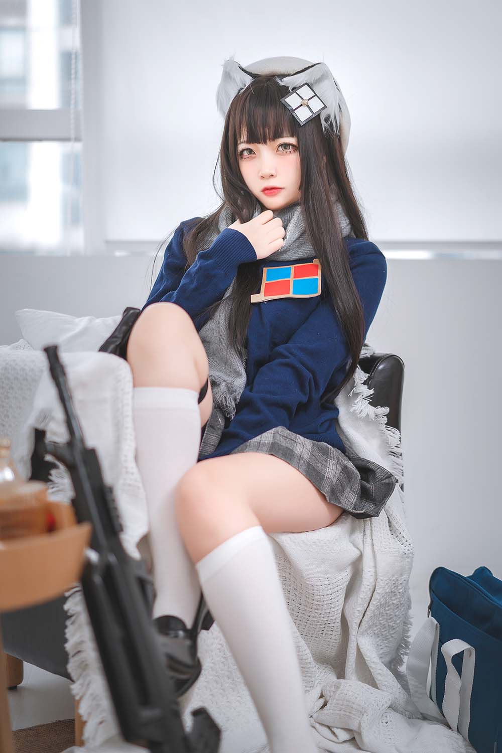 二佐Nisa – 95式JK Cosplay-第1张