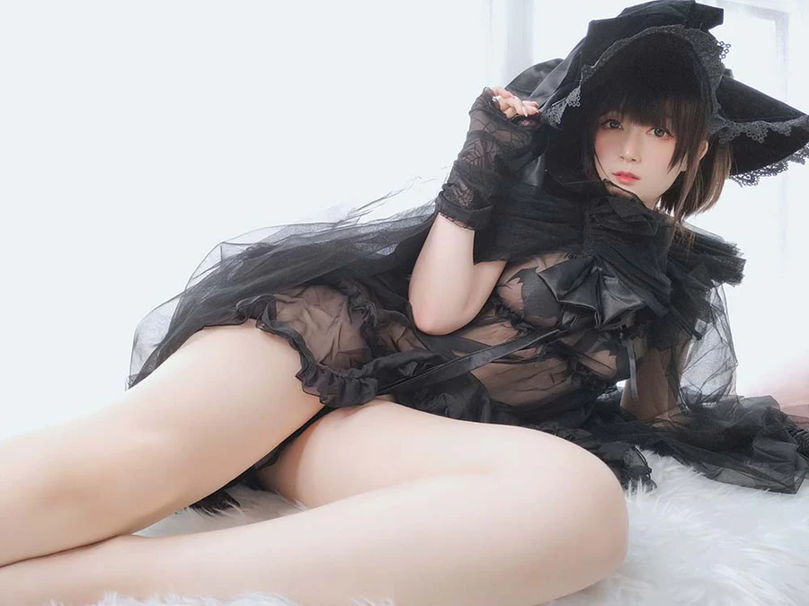白银 – 见习魔女 Cosplay-第2张