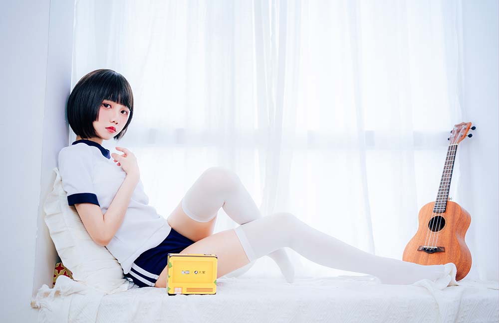 果咩酱w – 体操服 Cosplay-第1张