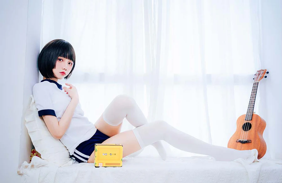 果咩酱w – 体操服 Cosplay-第1张