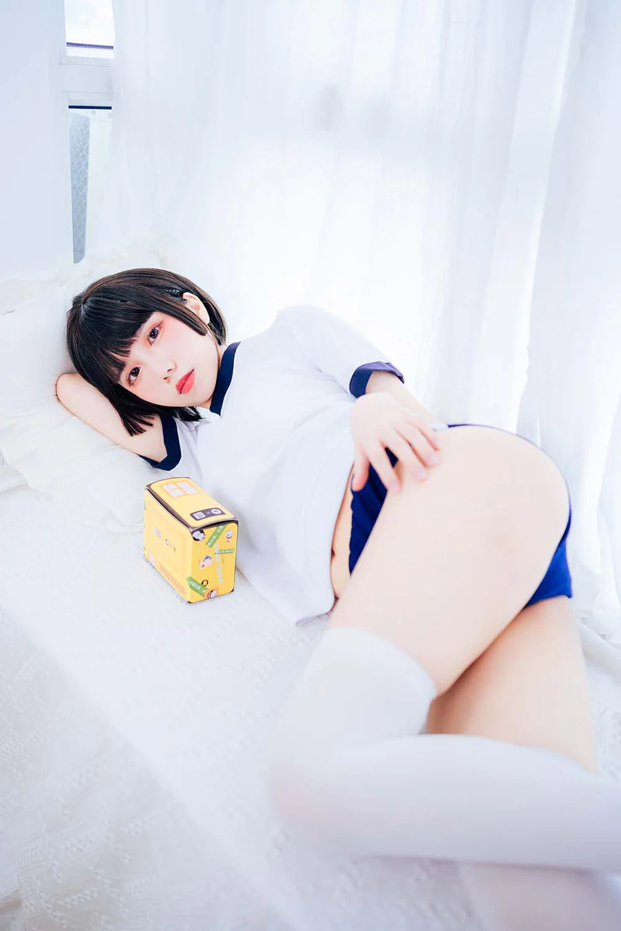 果咩酱w – 体操服 Cosplay-第2张
