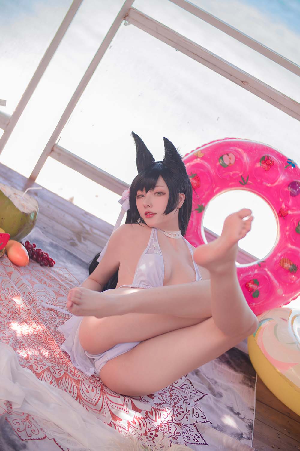 起司块wii – 爱宕泳装 Cosplay-第2张