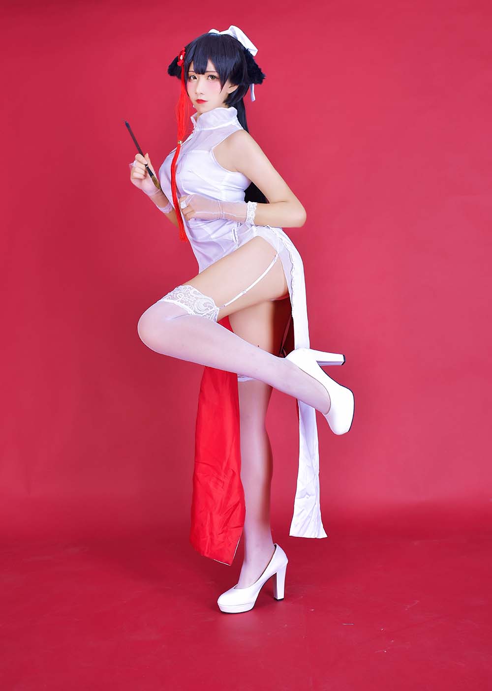 九曲Jean – 碧蓝航线 旗袍 Cosplay-第1张
