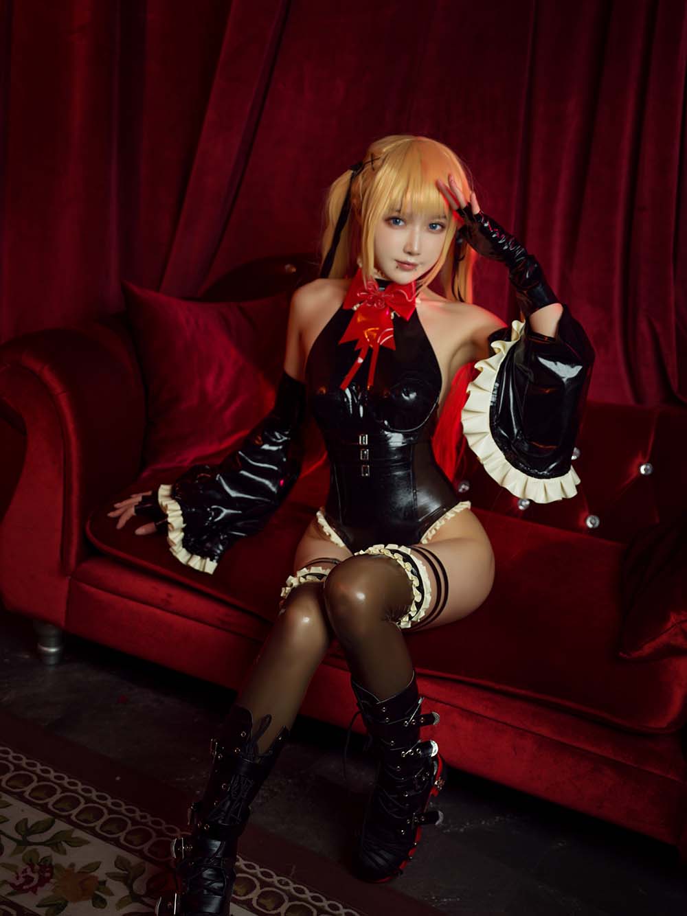 阿包也是兔娘 – 阿包玛丽罗斯胶衣 Cosplay-第2张