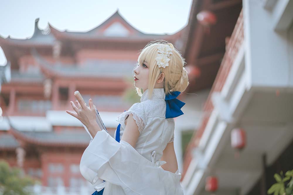 封疆疆v – saber 旗袍 Cosplay-第2张