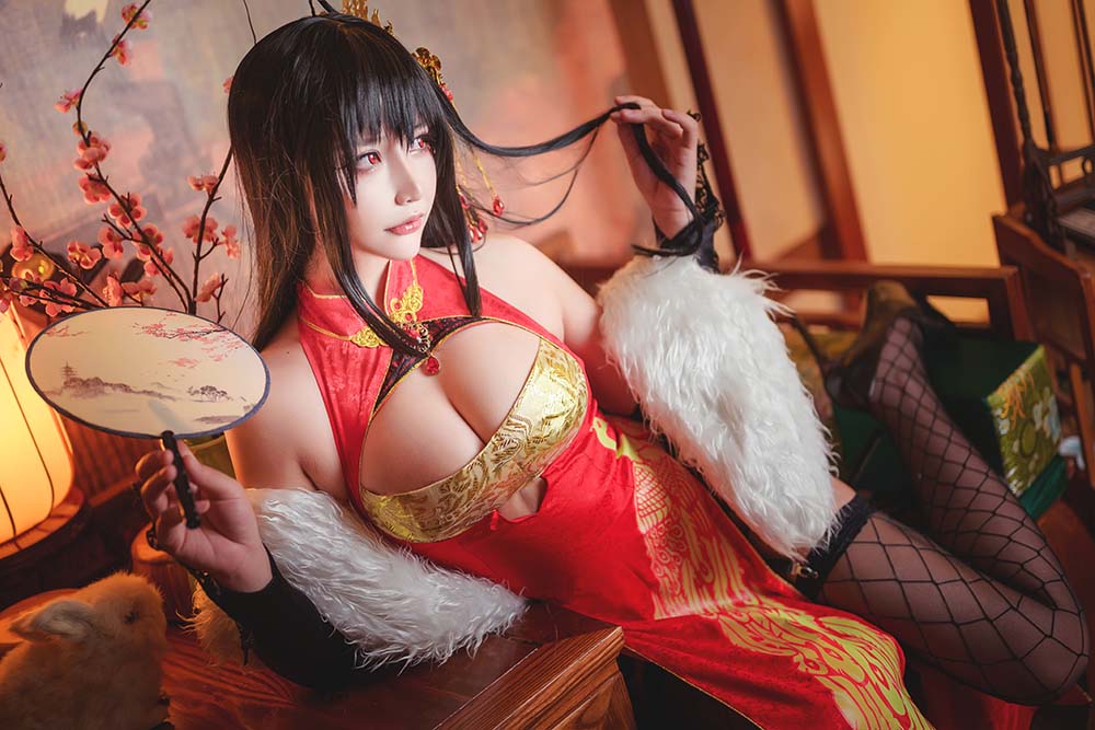 抱走莫子aa – 大凤新春旗袍 Cosplay-第2张