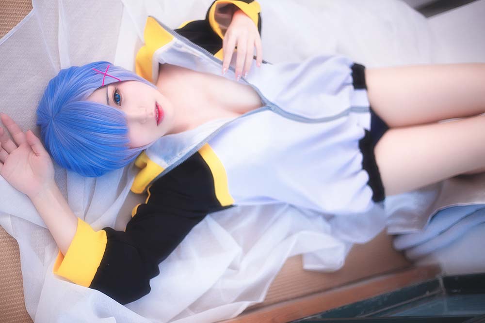 芋圆侑子SJ_ – 蕾姆运动服 Cosplay-第1张